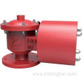 weather resistance fire breather valve